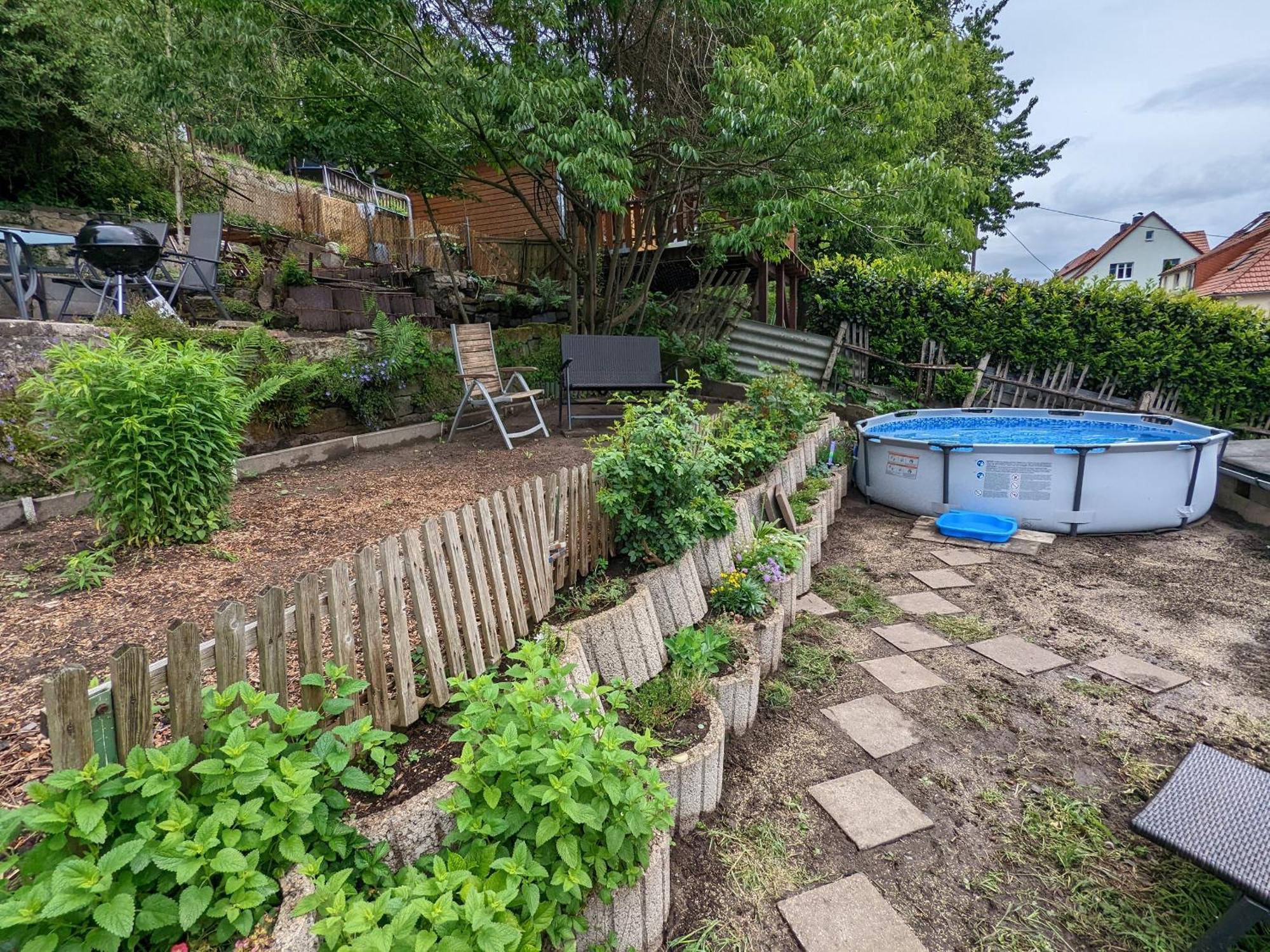 R3 - Urlaubsmagie - Helle Wohnung Mit Garten & Pool Rathmannsdorf Exterior photo