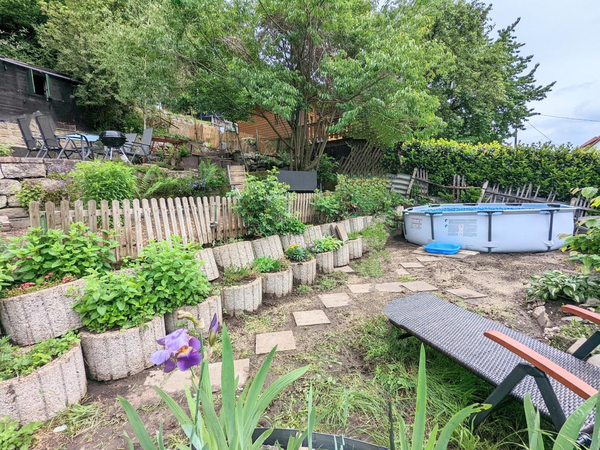 R3 - Urlaubsmagie - Helle Wohnung Mit Garten & Pool Rathmannsdorf Exterior photo
