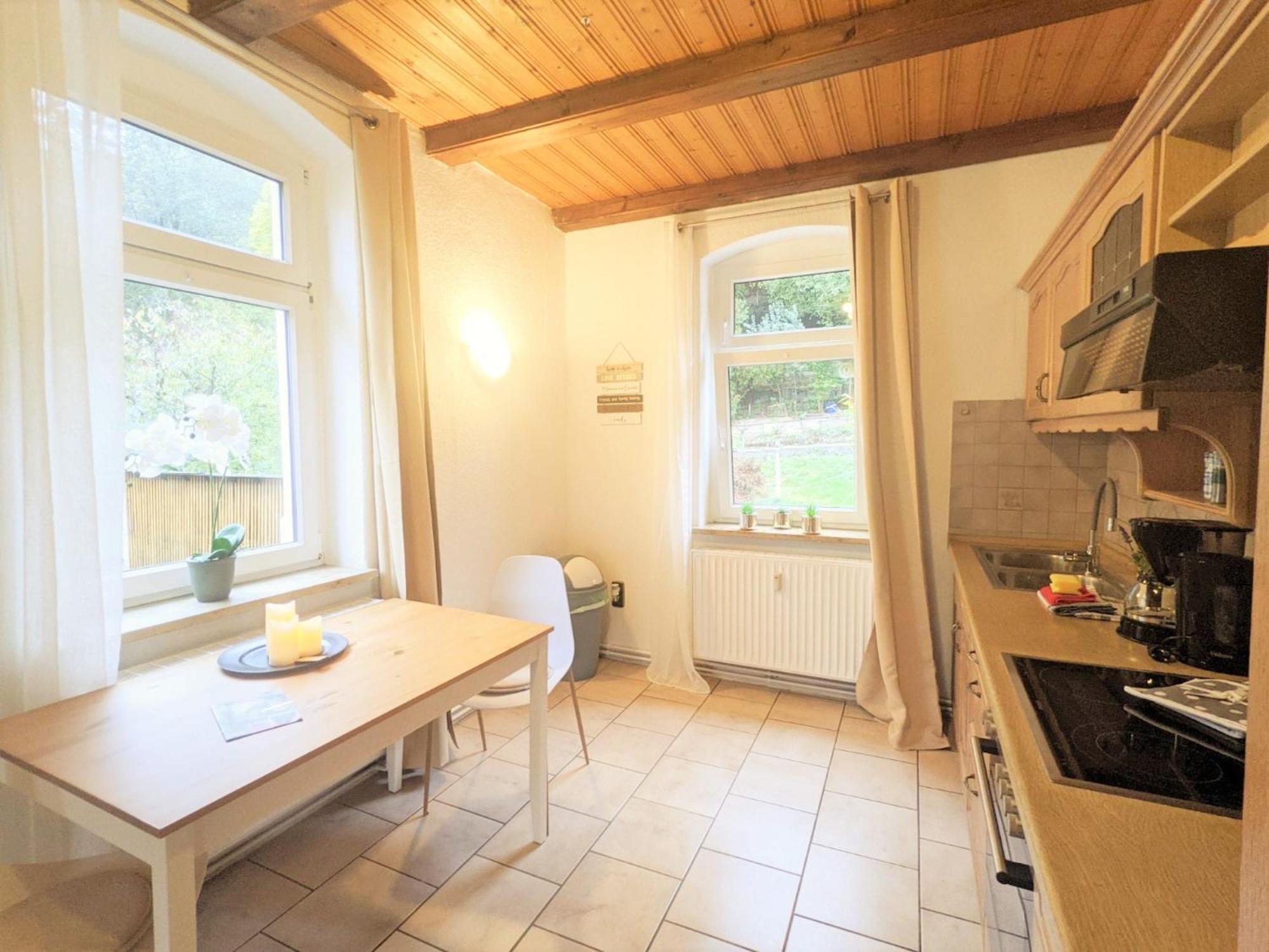 R3 - Urlaubsmagie - Helle Wohnung Mit Garten & Pool Rathmannsdorf Exterior photo